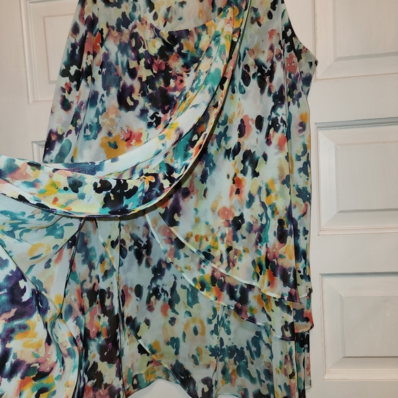Calvin Klein Abstract Multicolor Tunic - Picture 3 of 6